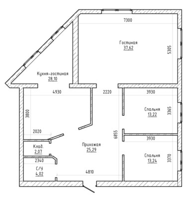 Продам трехкомнатную (3-комн.) квартиру, Дубинина ул, 5, Нальчик г