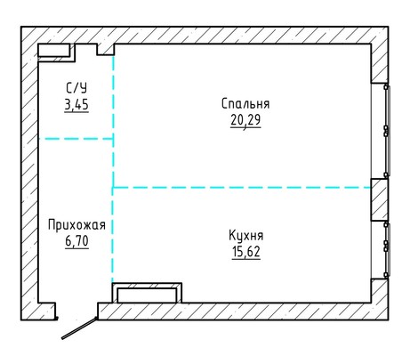 Продам однокомнатную (1-комн.) квартиру, Кешокова ул, 1кД, Нальчик г