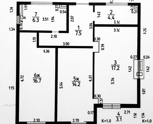 Продам двухкомнатную (2-комн.) квартиру, 9 Апреля ул, 86А, Калининград г