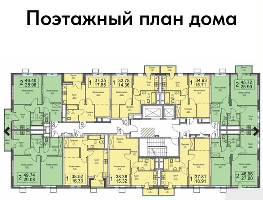 Продам двухкомнатную (2-комн.) квартиру, Гагарина ул, 81/1, Жуковский г