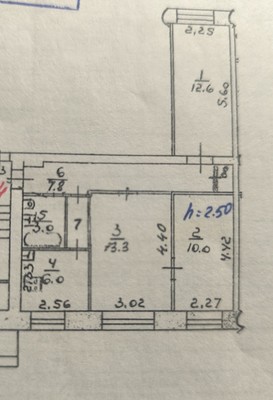 Продам трехкомнатную (3-комн.) квартиру, Коминтерна ул, 16, Королев г