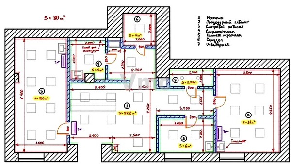 Сдам коммерческое помещение 80 м2, Мира пр-кт, 79, Москва г