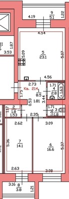 Продам двухкомнатную (2-комн.) квартиру, Дмитрия Средина ул, 3, Медведево пгт
