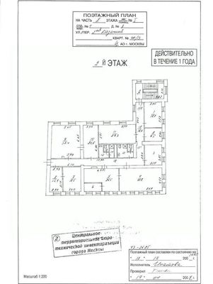 Продам коммерческое помещение 1 073,8 м2, 2-й Казачий пер, 3 1, Москва г