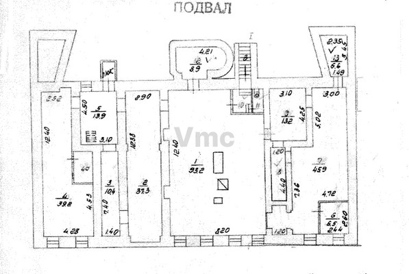 Сдам коммерческое помещение 290 м2, Большой Сергиевский пер, 19, Москва г