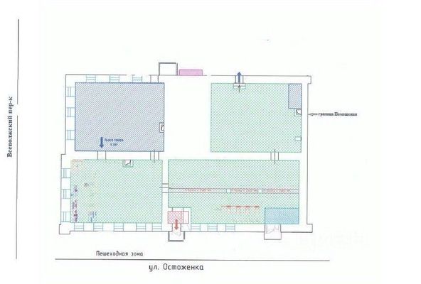 Продам коммерческое помещение 370 м2, Остоженка ул, 10, Москва г