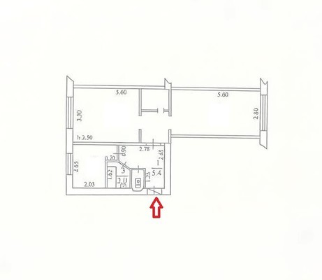 Продам двухкомнатную (2-комн.) квартиру, Карамзина ул, 43, Новороссийск г