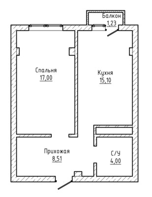 Продам однокомнатную (1-комн.) квартиру, Кабардинская ул, 189, Нальчик г