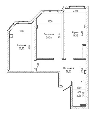 Продам двухкомнатную (2-комн.) квартиру, Т.Идарова ул, 176, Нальчик г