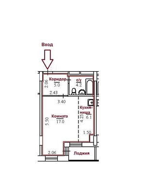 Продам однокомнатную (1-комн.) квартиру, Крылова ул, 17, Пермь г