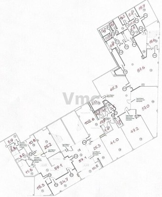 Сдам офисное помещение 632 м2, Архитектора Власова ул, 6, Москва г
