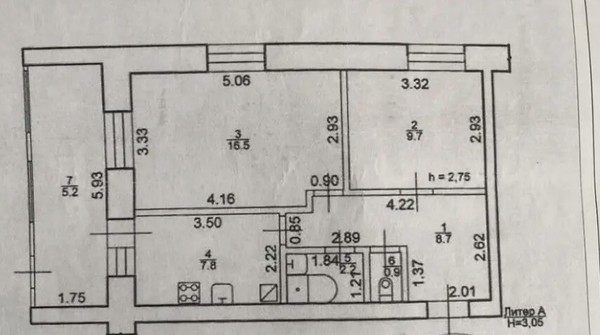 Продам двухкомнатную (2-комн.) квартиру, Кооперативная-1 ул, 3, Тюлячи с