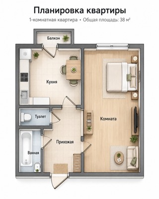 Продам однокомнатную (1-комн.) квартиру, Герасима Курина ул, 16, Москва г