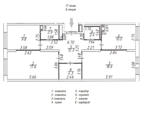 Продам трехкомнатную (3-комн.) квартиру, Ленинградское ш, 229Ак2, Москва г