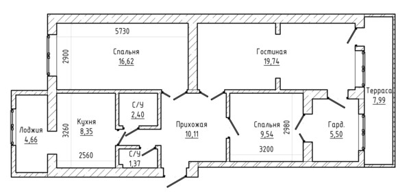 Продам трехкомнатную (3-комн.) квартиру, имени Гагарина Юрия Алексеевича ул, 10, Баксан г