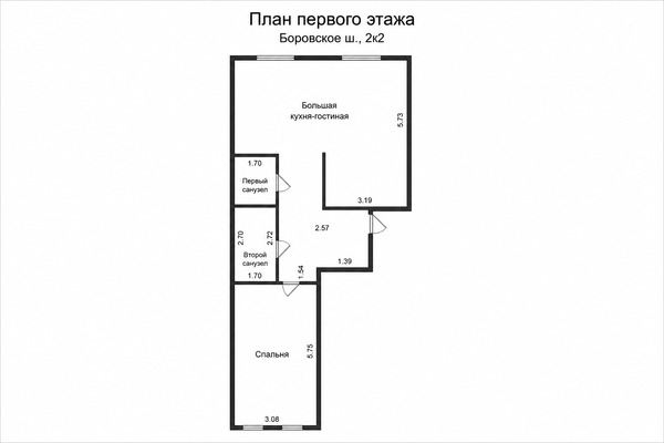 Продам двухкомнатную (2-комн.) квартиру, Боровское ш, 2к2, Москва г