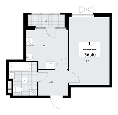 Продам однокомнатную (1-комн.) квартиру, Зорге ул, 23, Москва г