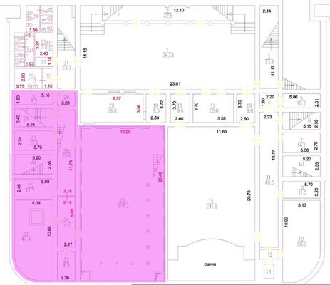 Сдам коммерческое помещение 427 м2, Кудринская пл, 1, Москва г