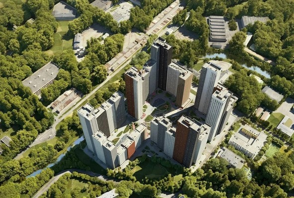 Продам однокомнатную (1-комн.) квартиру (долевое), Строительный проезд, 9, Москва г