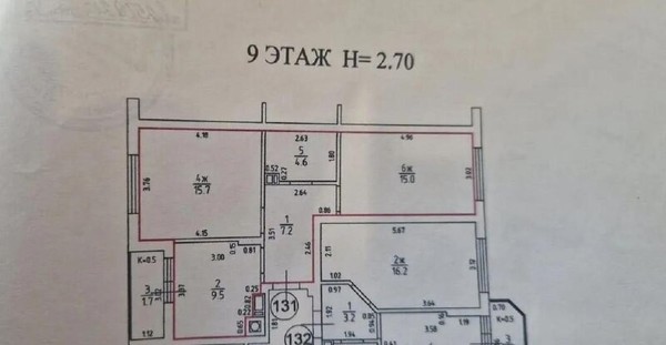 Продам двухкомнатную (2-комн.) квартиру, Тихорецкая ул, 22А, Калининград г
