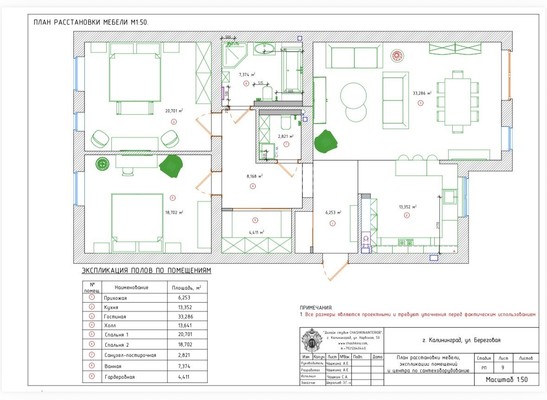 Продам трехкомнатную (3-комн.) квартиру, Береговая ул, 17д, Калининград г