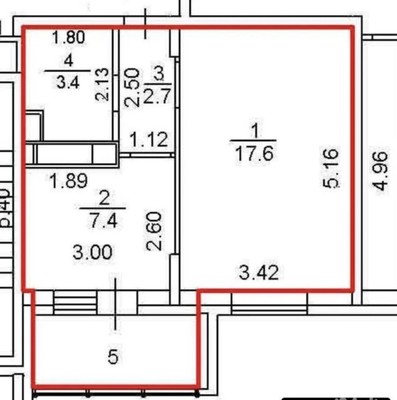Продам однокомнатную (1-комн.) квартиру, Лацкова ул, 1, Жуковский г