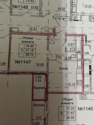 Продам однокомнатную (1-комн.) квартиру, Заречная ул, 17, Парголово п