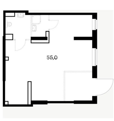 Продам коммерческое помещение 55 м2, Николая Рериха ул, 8к1, Москва г