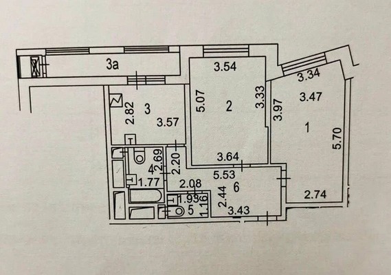 Продам двухкомнатную (2-комн.) квартиру, Русаковская ул, 2к3, Москва г