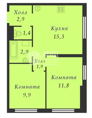 Продам двухкомнатную (2-комн.) квартиру, Иловайская ул, 2, Москва г