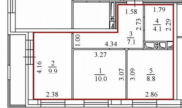 Продам двухкомнатную (2-комн.) квартиру, Нижне-Курьинская ул, 38, Пермь г