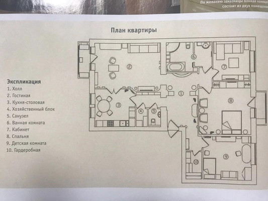 Продам многокомнатную квартиру, Детскосельский б-р, 5аАкА, Пушкин г