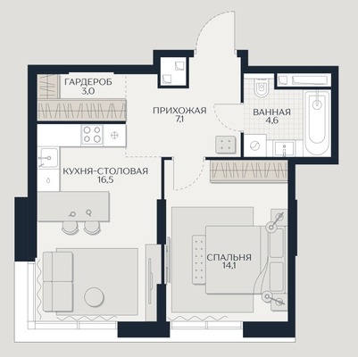Продам двухкомнатную (2-комн.) квартиру, Гродненская ул, 3, Москва г