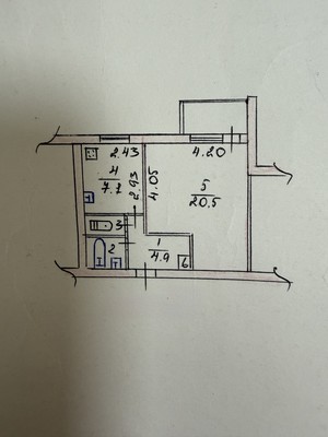 Продам однокомнатную (1-комн.) квартиру, им. Матэ Залки ул, 7А, Симферополь г