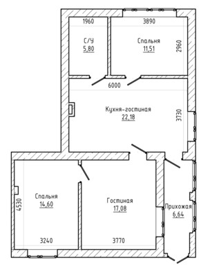 Продам трехкомнатную (3-комн.) квартиру, Ватутина ул, 29а, Нальчик г