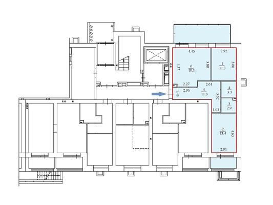 Продам двухкомнатную (2-комн.) квартиру, Борцов Революции ул, 1Ак5, Пермь г