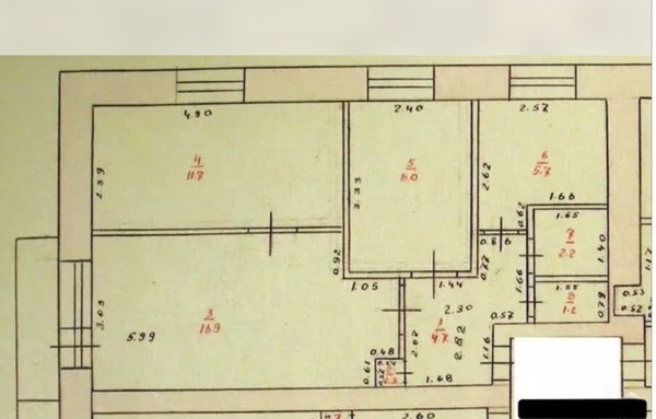 Продам трехкомнатную (3-комн.) квартиру, Октября пер, 1а, Смоленск г