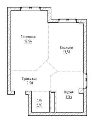 Продам двухкомнатную (2-комн.) квартиру, Тарчокова ул, 86, Нальчик г