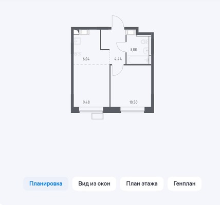 Продам однокомнатную (1-комн.) квартиру, Лесная ул, 2к2, Ерино д