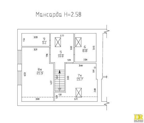 Продам трехкомнатную (3-комн.) квартиру, Гурьева ул, 22кг, Гурьевск г