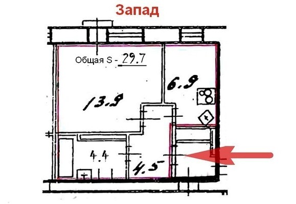 Продам однокомнатную (1-комн.) квартиру, Обуховской Обороны пр-кт, 289Ак1, Санкт-Петербург г