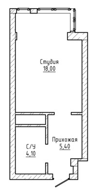 Продам однокомнатную (1-комн.) квартиру, Тлостанова ул, 18, Нальчик г