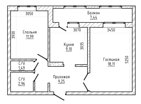 Продам двухкомнатную (2-комн.) квартиру, Мальбахова ул, 34б, Нальчик г