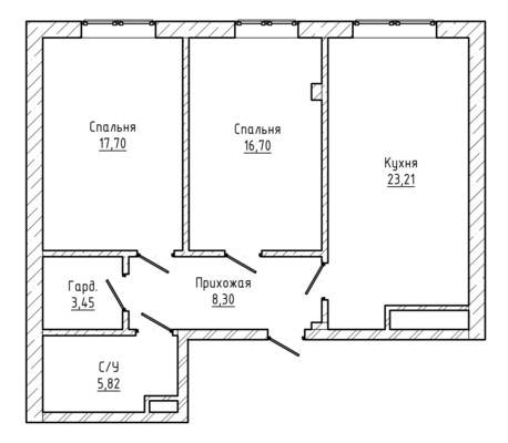 Продам трехкомнатную (3-комн.) квартиру, Тарчокова ул, 33, Нальчик г