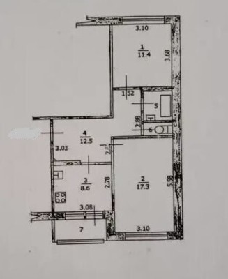 Продам двухкомнатную (2-комн.) квартиру, Дубки тер. СНТ, 7, Заворово с