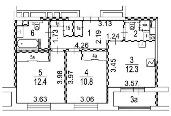 Продам трехкомнатную (3-комн.) квартиру, Винницкая ул, 8к4, Москва г