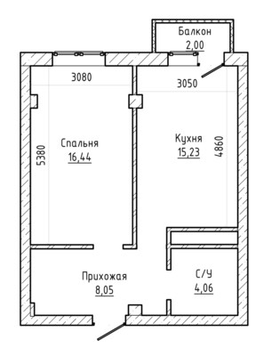 Продам однокомнатную (1-комн.) квартиру, Кабардинская ул, 202, Нальчик г