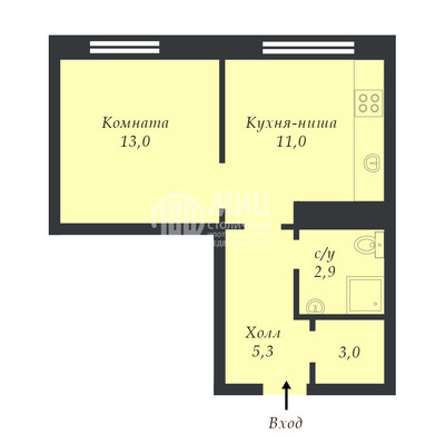 Продам однокомнатную (1-комн.) квартиру, Реутовская ул, 14, Балашиха г