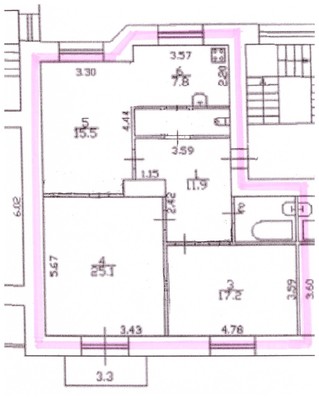 Продам трехкомнатную (3-комн.) квартиру, Красного Текстильщика ул, 9-11А, Санкт-Петербург г