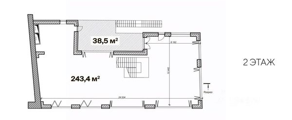 Продам коммерческое помещение 538,3 м2, Сивцев Вражек пер, 36/18, Москва г